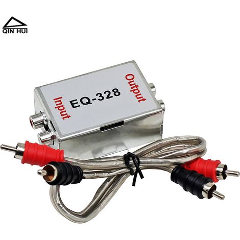 Der FH-328 Auto-Audio-Filter mit Aluminiumgehäuse eliminiert Geräusche, die durch Auto-Subwoofer, Verstärker usw. verursacht werden. (1/4)