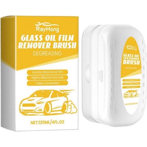 Revêtement hydrophobe pour pare-brise : outil de nettoyage polyvalent et efficace des films huileux sur les surfaces vitrées de voiture. (1/5)