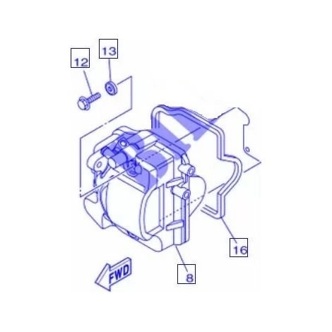 Yamaha 1PN-E1173-00 Rondella di tenuta - Tricity 125 14-16