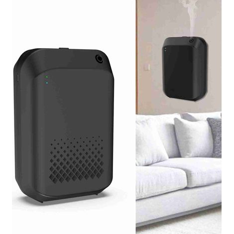 Diffuseur d'huiles essentielles connecté Bluetooth 150ml Noir mural pour maison hôtel spa bureau contrôle via application (1/4)