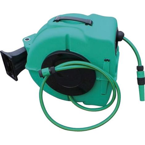 Alfaflex Avvolgitubo Murale Automatico Verde 20 Metri
