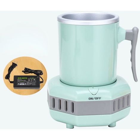 Tragbarer Tischventilator – Schnelle Kühlung, leise, für Schlafzimmer und Büro, 220-V-Stecker (China-Stecker), grün (1/5)