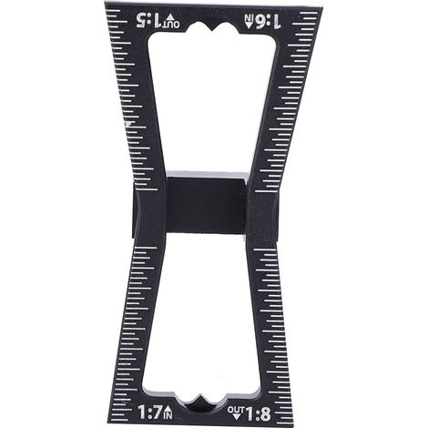 Marqueur traceur assemblage queue d'aronde en aluminium jauge traçage guide menuiserie (1/5)