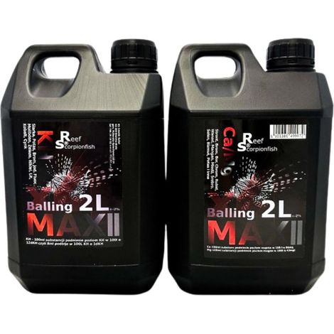 Palline per pesci scorpione di barriera 2l MAX II