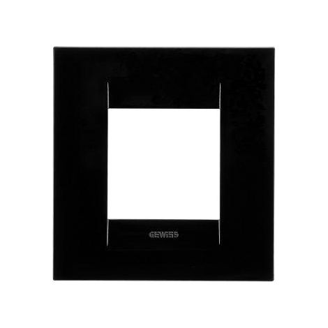 PLAQUE GEO INT. 2P NOIR TONER GEWISS GW16422TN