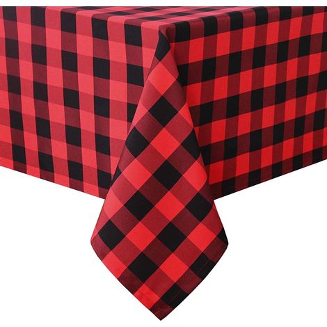Nappe Rectangulaire - Coton - Décoration Fêtes Hivernales Noël - Salle À Manger Cuisine - 100 x 160 cm (1/5)
