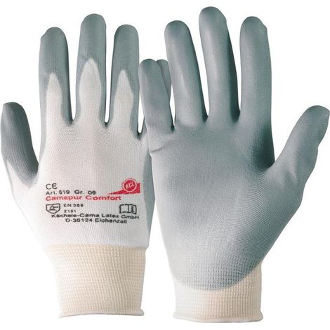 Guanti Honeywell Camapur Comfort 619 bianco / grigio taglia 6 - 619/6 (1/4)