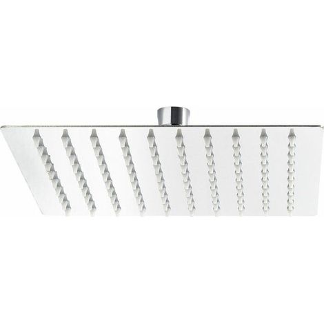 Pommeau de douche Carré 30x30cm Tête de douche Acier inoxydable (1/5)