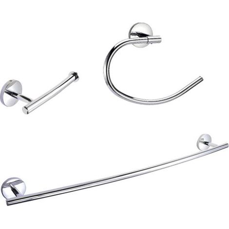 JGO. 3 ACCES.BAÑO CROMADOS BASIC HABITEX - EHLIS (1/2)