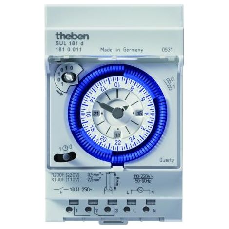 Orologio programmabile Theben SUL 181 D bianco (1/2)