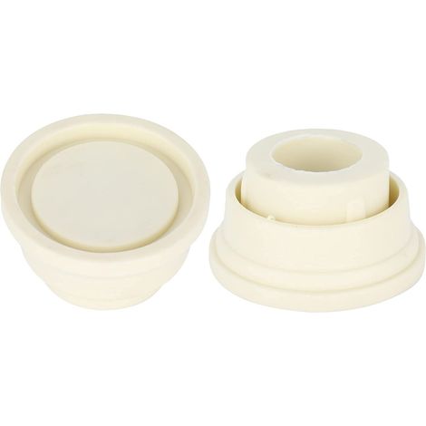 Lot de 2 Pare-Chocs en Caoutchouc pour échelle de Piscine, Ensemble de Deux Pare-Chocs d'échelle Blancs, Pour la plupart des échelles de piscine (1/5)