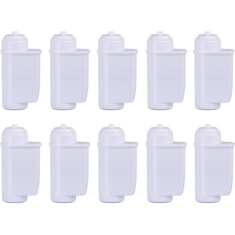 Trade-Shop Wasserfilter / Filterpatrone für Bosch VeroAroma 300, 500, TES6 (Series) ersetzt TCZ7003 TCZ7033 TZ70003 575491 467873 00467873 00575491 - 10 Stück (1/4)