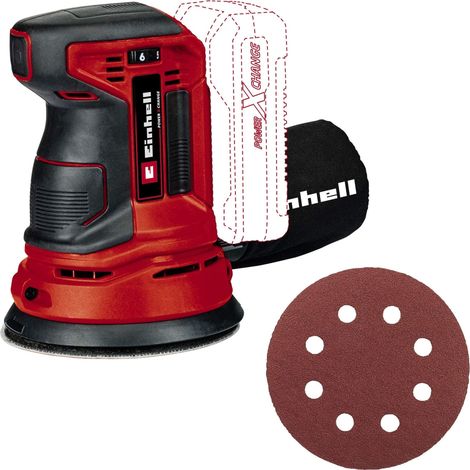 Einhell 18v Cordless Rotating Orbital Sander Power X-Change TE-RS 18 Li Dust Bag