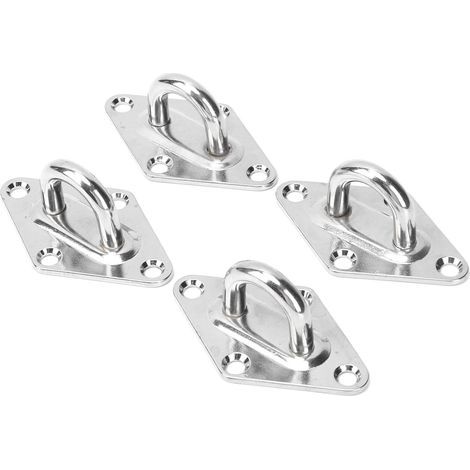 4 Pièces Crochets de Plafond à Œillet 8mm en Forme de Losange, Accessoires Nautiques pour Bateau (1/5)