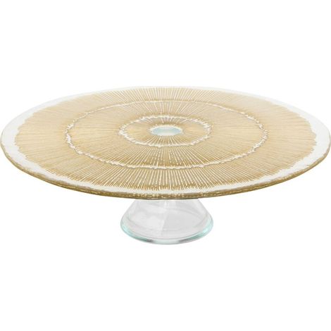 Présentoir à gâteaux Céleste D.33cm verre - Atmosphera créateur d'intérieur