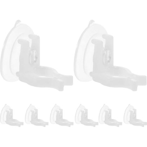 Bougeoirs LED pour fenêtres avec ventouses , lot de 8 , pinces à bougies électriques transparentes v