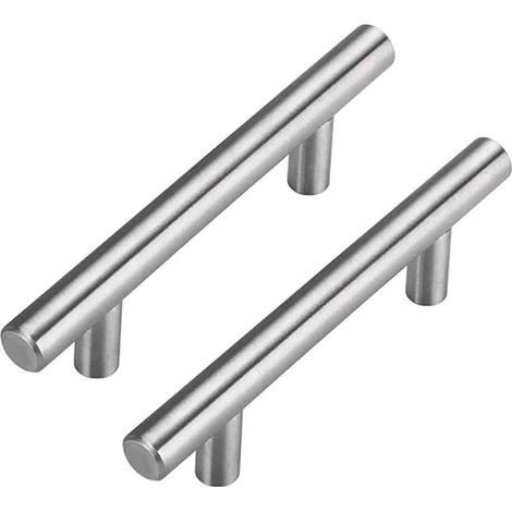 Lot de 2 Poignée Meuble Cuisine 160mm Poignee de Porte Poignée Cuisine Poignee de Meuble Cuisine Inox Poignée Placard Cuisine Nickel Brossé en Acier Inoxydable Entraxe 160mm (1/5)