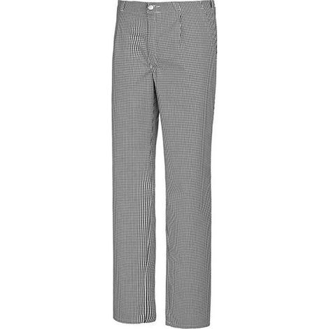 Pantalón cocina/panadero 1353 910 Talla 52, negro/blanco