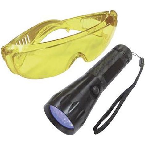 Linterna y gafas ultra violeta  mod.53517-UV