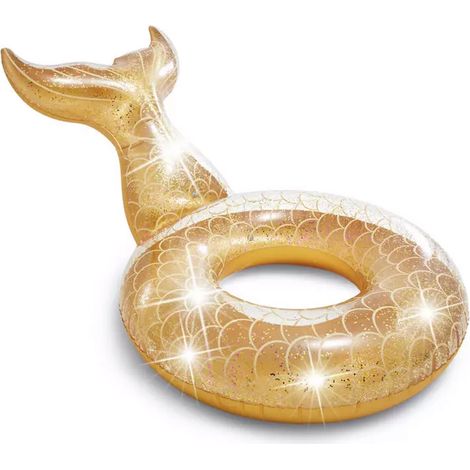 Intex Schwimmring 147 x 107 x 79 cm Glitter Mermaid Tube (1/3)