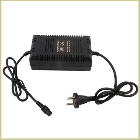 Cocosity Chargeur de scooter électrique Connecteur de scooter électrique 36V Chargeur de informatique connectique Plug UE 110-240V (1/5)