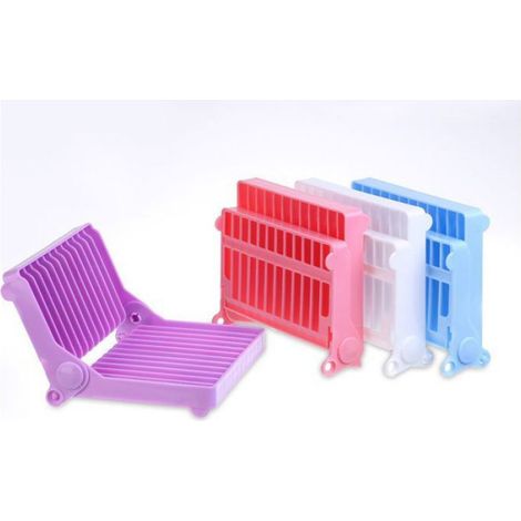 Égouttoir - Compact - Pour Petits Espaces Et Meubles - Plastique Blanc - 1 Pièce (1/4)