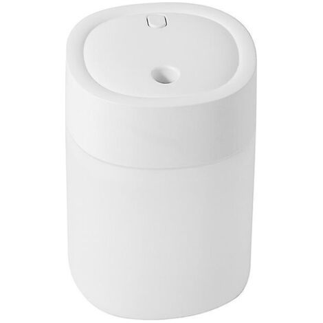 Mini humidifier, USB powered, suitable for study room, bedroom, baby room, office, car, with 7-color LED, air humidifier, can be used (1/5)