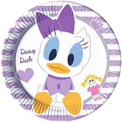 Cf.8 Piatti Carta 20Cm Minnie Infant 85566 X1