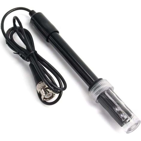 Sonde PH, BNC PH électrode Sonde à électrode De Ph Avec Bnc Prise, 0-14 Sonde PH électrode Remplaçable PH Sonde Pour Testeurs PH, PH Metre, PH Manette Dispositif Pour Aquarium Piscine Spa