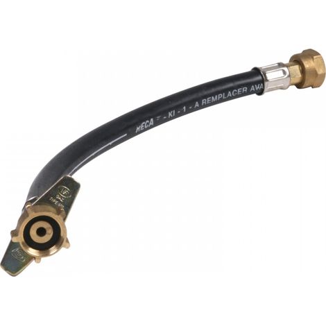 Raccord gaz caoutchouc femelle pour butane/propane – Filetage plomberie 1/2" – Fixation rapide – Résistant aux intempéries – Gazinox