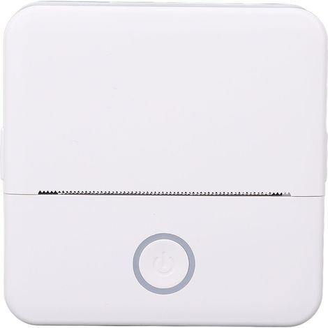 Imprimante Bluetooth de poche, compacte et multifonctionnelle, machine à créer des étiquettes autocollantes thermiques sans fil pour la maison et l'école, avec 10 rouleaux de papier. (1/5)