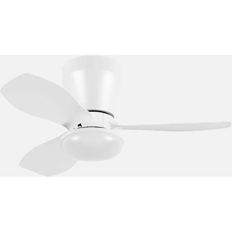 Ventilador Dc Cain 15w 1800lm Blanco 3aspas 62d 3000k4200k6500Kk Regulador Intensidad+ Remoto+temporizador+memoria