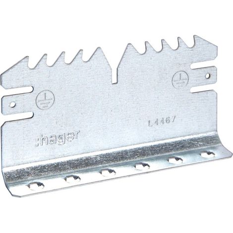 Jeu d'éclisses queraz pour GBA50085/50131/50161 acier - HAGER GBA50X9