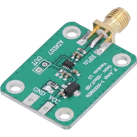 Logarithmischer Detektor AD8317 ‐55dBm bis 0dBm 1M‐10000MHz HF-Leistungsmesser zur Signalleistungsmessung (1/4)