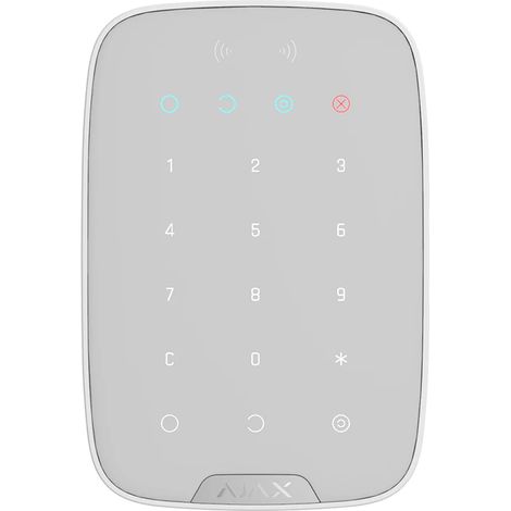 Drahtlose Touch-Tastatur Weiß Ajax Keypad Plus 38253 AJKPP KPP