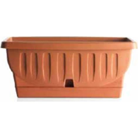 Natura Pflanzefäß 100 cm farbe Terrakotta