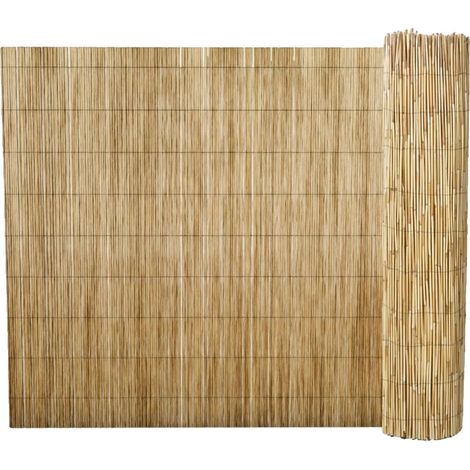 Clôture en roseaux, Aspect naturel, Installation facile, Bronze (1/2)