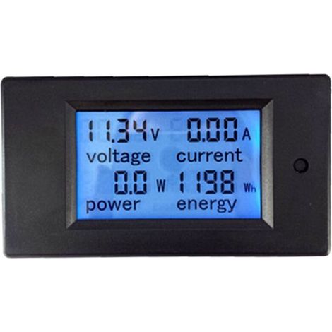 Voltmètre-ampèremètre CC multifonction – JINFGERNE – Affichage LCD numérique – Testeur et détecteur de courant (1/5)