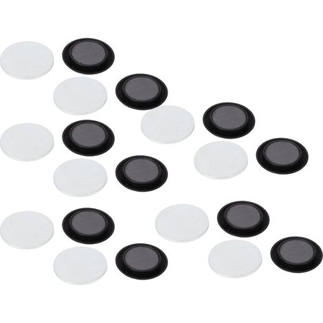 10er-Pack Duschvorhanggewichte, multifunktionale, winddichte Magnete, Duschvorhanggewichte für Badezimmer und Wohnzimmer, Schwarz (1/5)