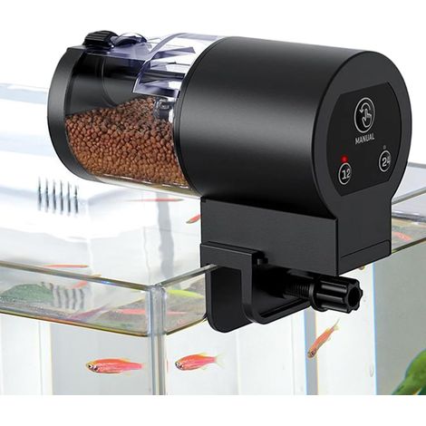 Timer per l'alimentazione dell'acquario – Dispenser intelligente da 100 ml, sistema di alimentazione a batteria per mini acquari  Configurazione automatica ideale per animali domestici