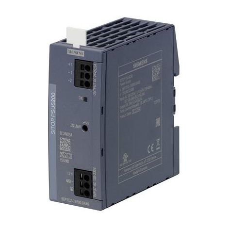 Siemens 6EP3332-7SB00-0AX0 Alimentatore 24 V 2.5 A 60 W Num. uscite:1 x Contenuto 1 pz.
