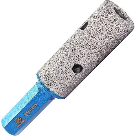 Diamantfräser Lochfräser Porzellan Keramik Fliesen Griff 1 15mm (1/5)