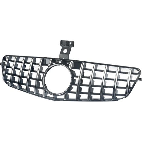 Grille, Design élégant, Matériau ABS durable, Chrome noir (1/2)