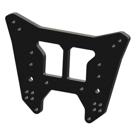 Rear Aluminum Shock Tower Black: EXB