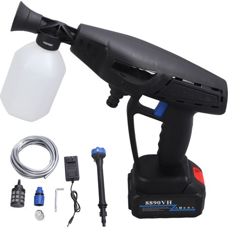Nettoyeur haute pression sans fil portable pour voiture avec batterie lithium rechargeable (1/5)
