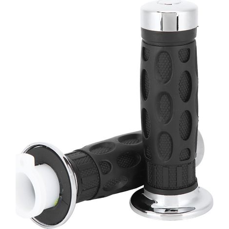 Poignée de Commande de Gaz pour Scooter GY6 7/8" - Paire de Poignées Antidérapantes en Caoutchouc pour Moto 50cc à 150cc (1/5)