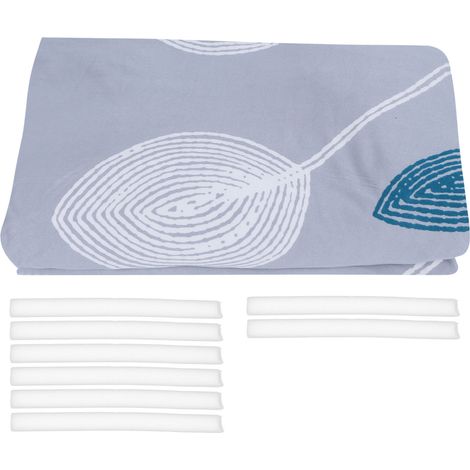 Housse de Canapé Extensible Moderne pour Salon, Protection Anti-taches et Poils d'Animaux, Tissu Polyester Doux et Respirant, Gris, 2 Places (1/5)