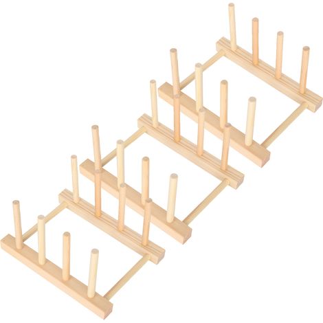 Ensemble de 3 ustensiles de cuisine de Noël : bol, égouttoir à vaisselle et étagère en bois pour la décoration intérieure.