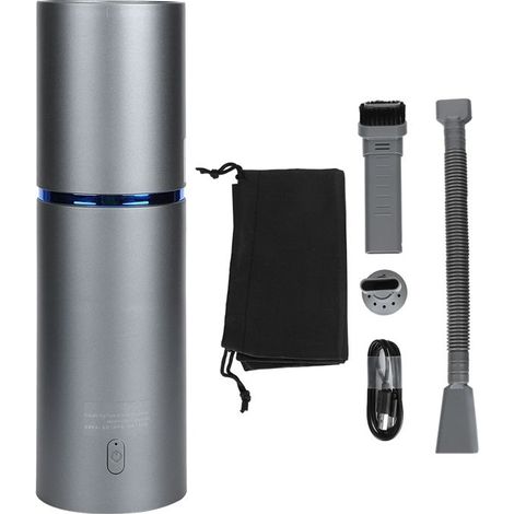 Aspirateur voiture sans fil 4500Pa, portable USB, nettoyeur poussière mini pour auto et maison, conception pratique (1/5)