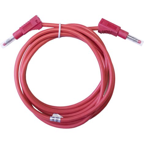 Mueller Electric BU-2323-10-79-2 Cordon de mesure banane mâle 4 mm banane mâle 4 mm 2 m rouge 1 pc(s)